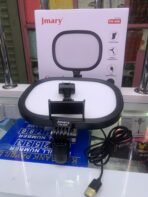 Jmary FM-58R Panel LED Light – 9” USB-Powered with Phone Holder