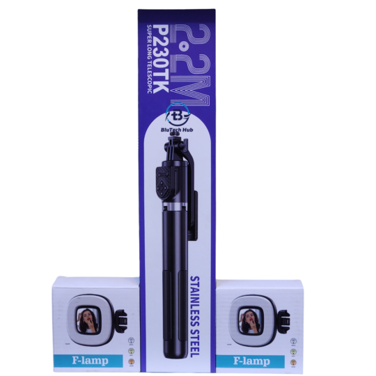 P230TK Selfie Tripod Stand 2.2M