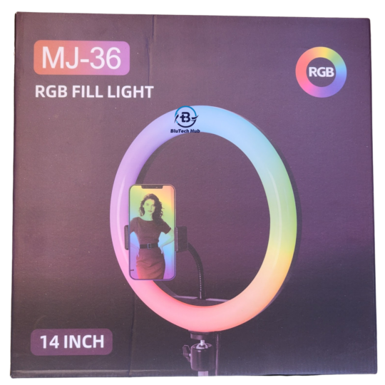 14 Inch MJ36 RGB Ringlight with Tripod