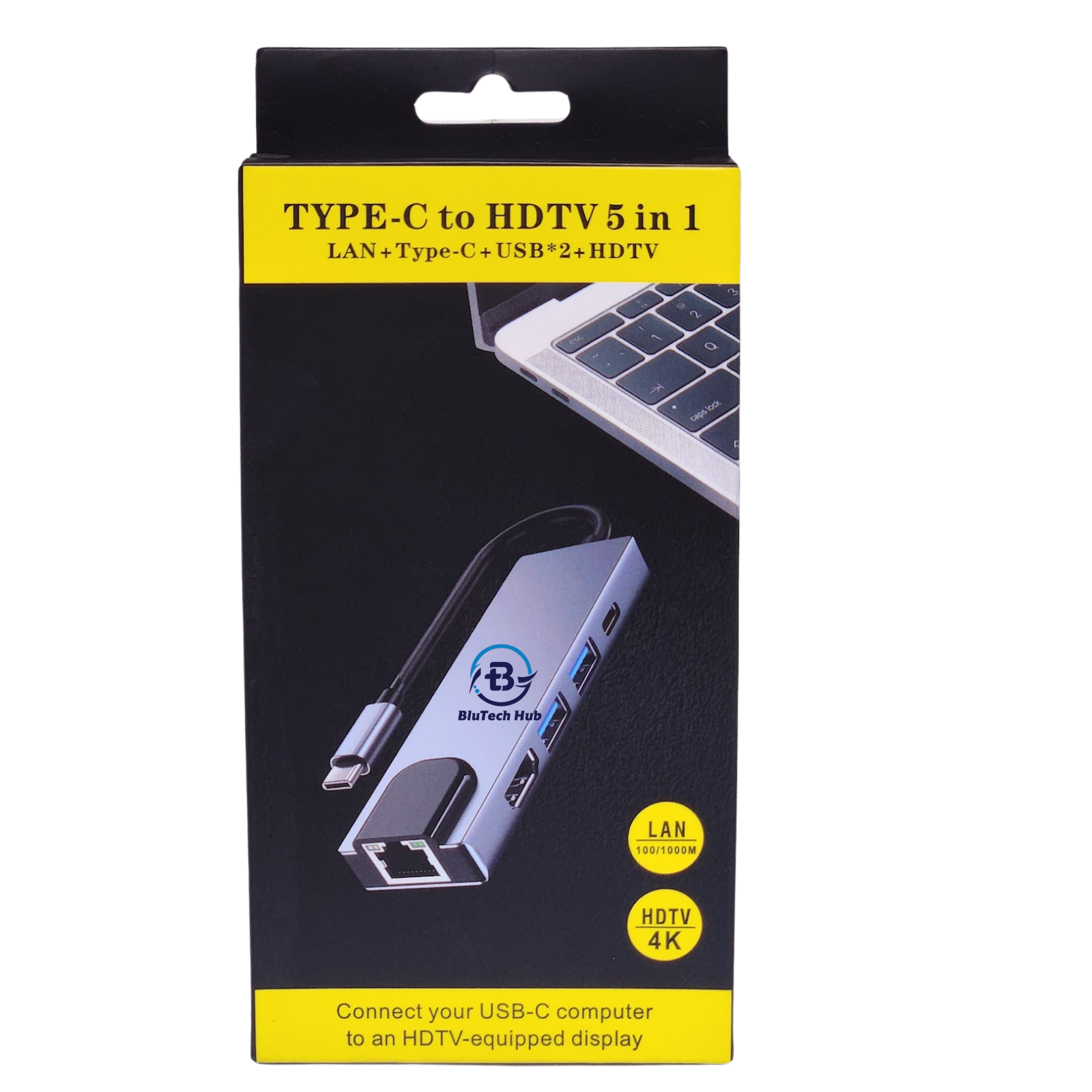 5-in-1 Type C USB Hub HDMI LAN