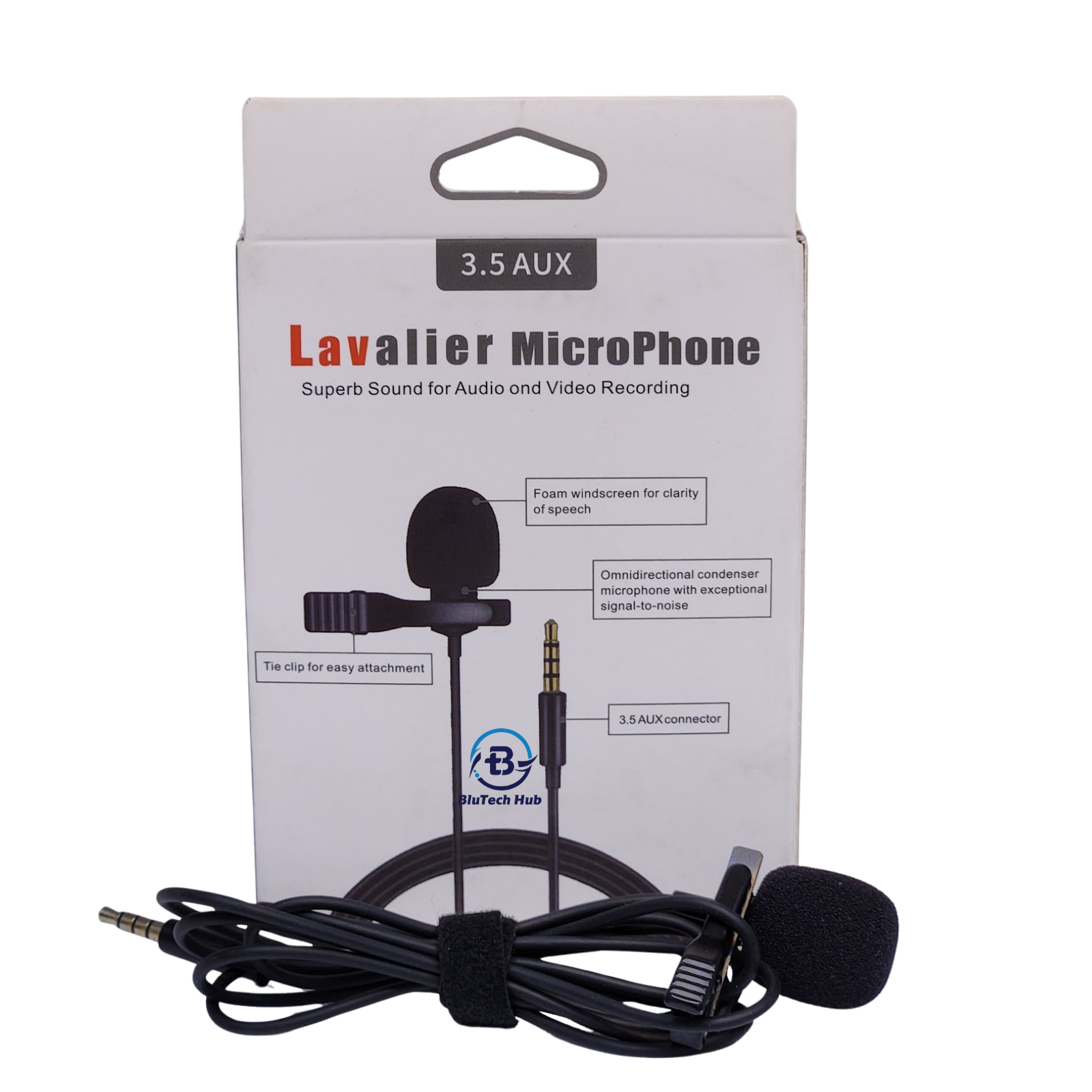 Lavalier Microphone Aux Clip