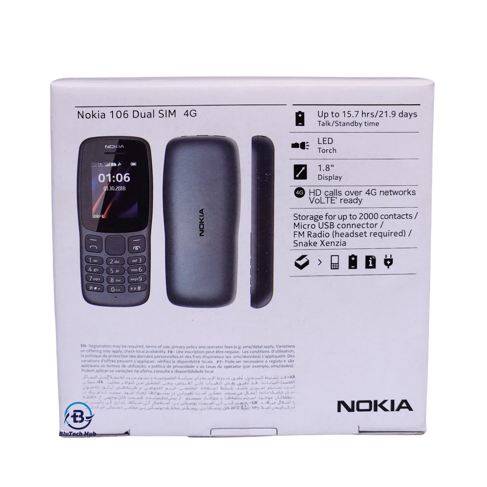 Nokia 4G Dual SIM Phone BTH-NOKIA106