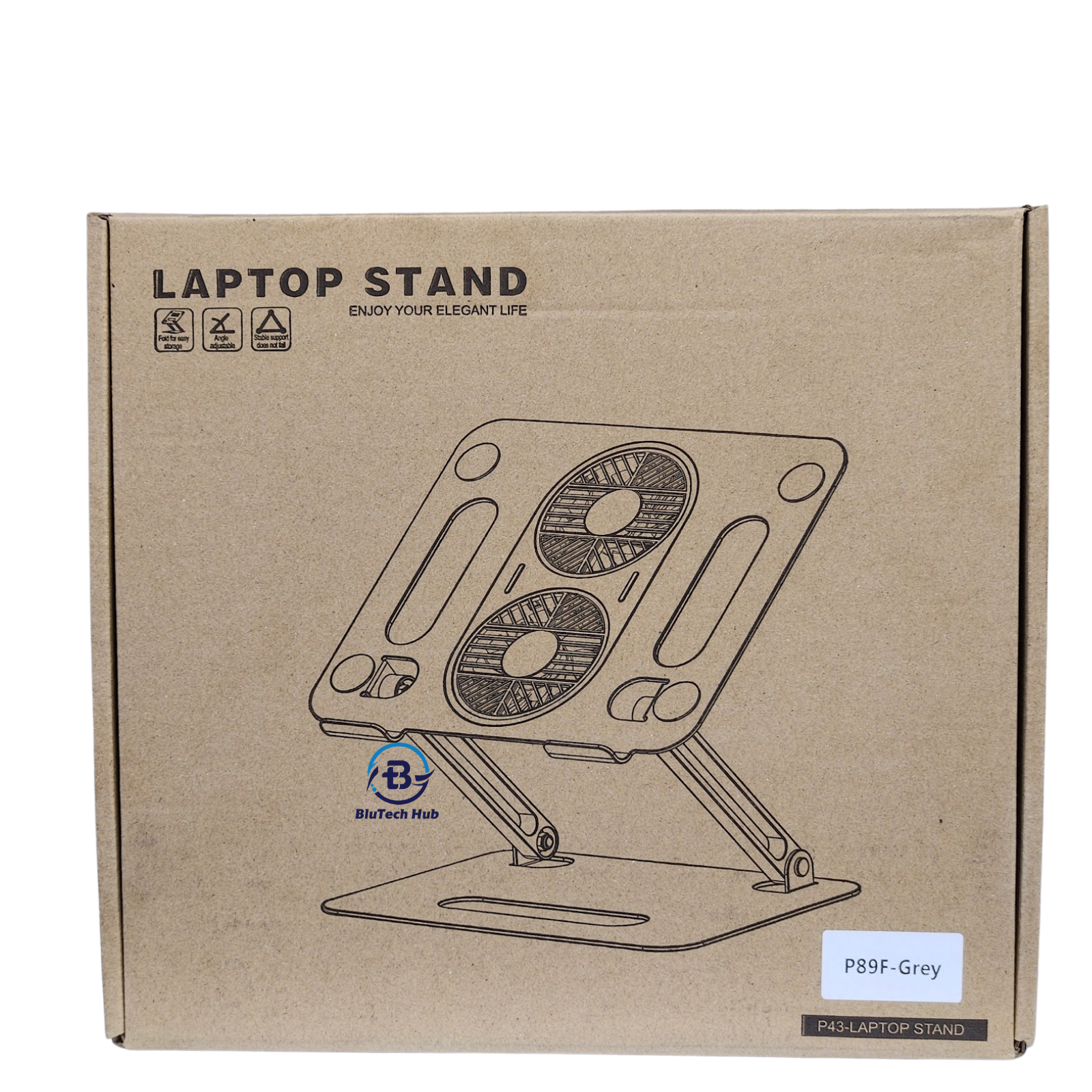 Non-Rotational Laptop Stand with Fan BTH-LAPTOP-NONFAN