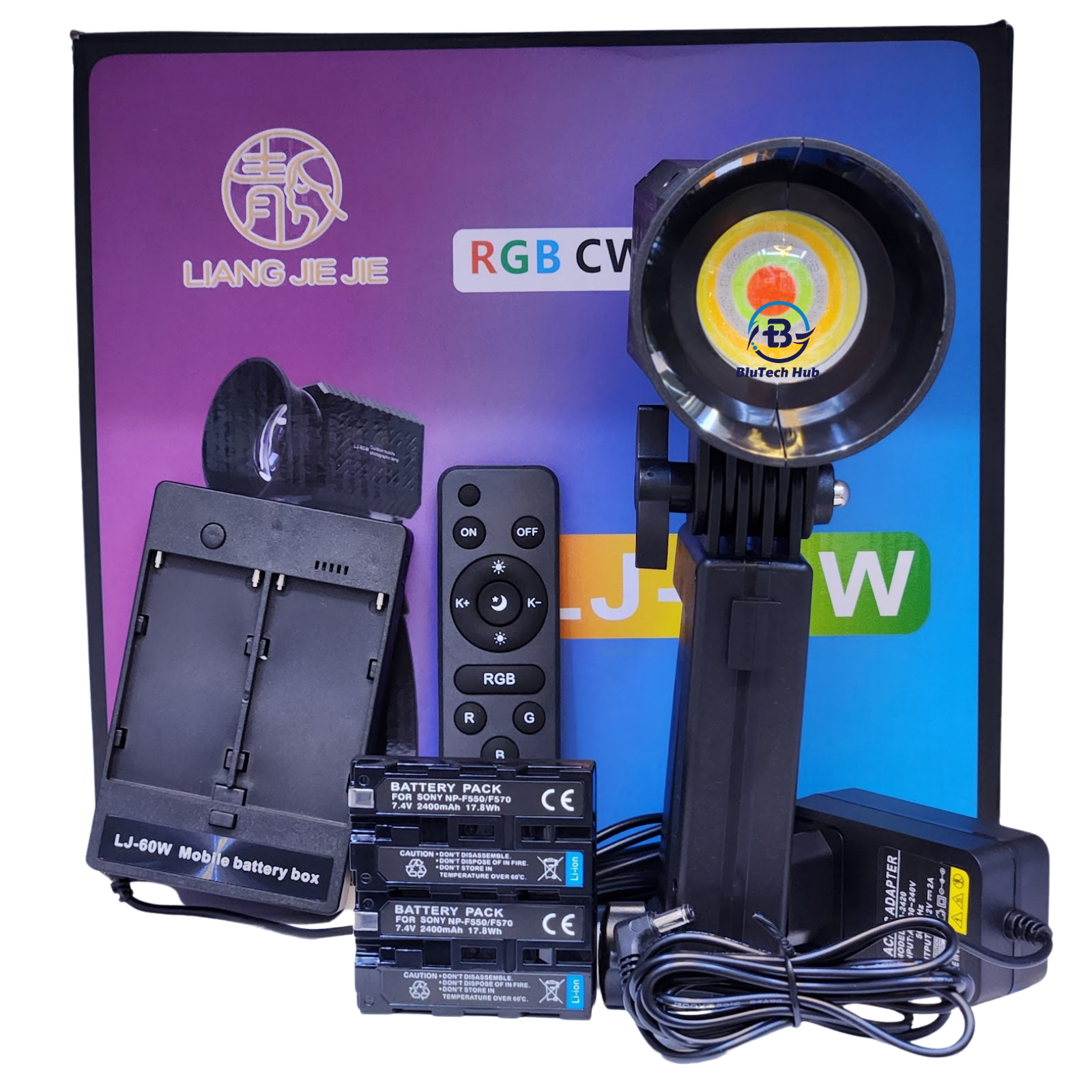 RGB Spotlight LJ-60W with Tripod