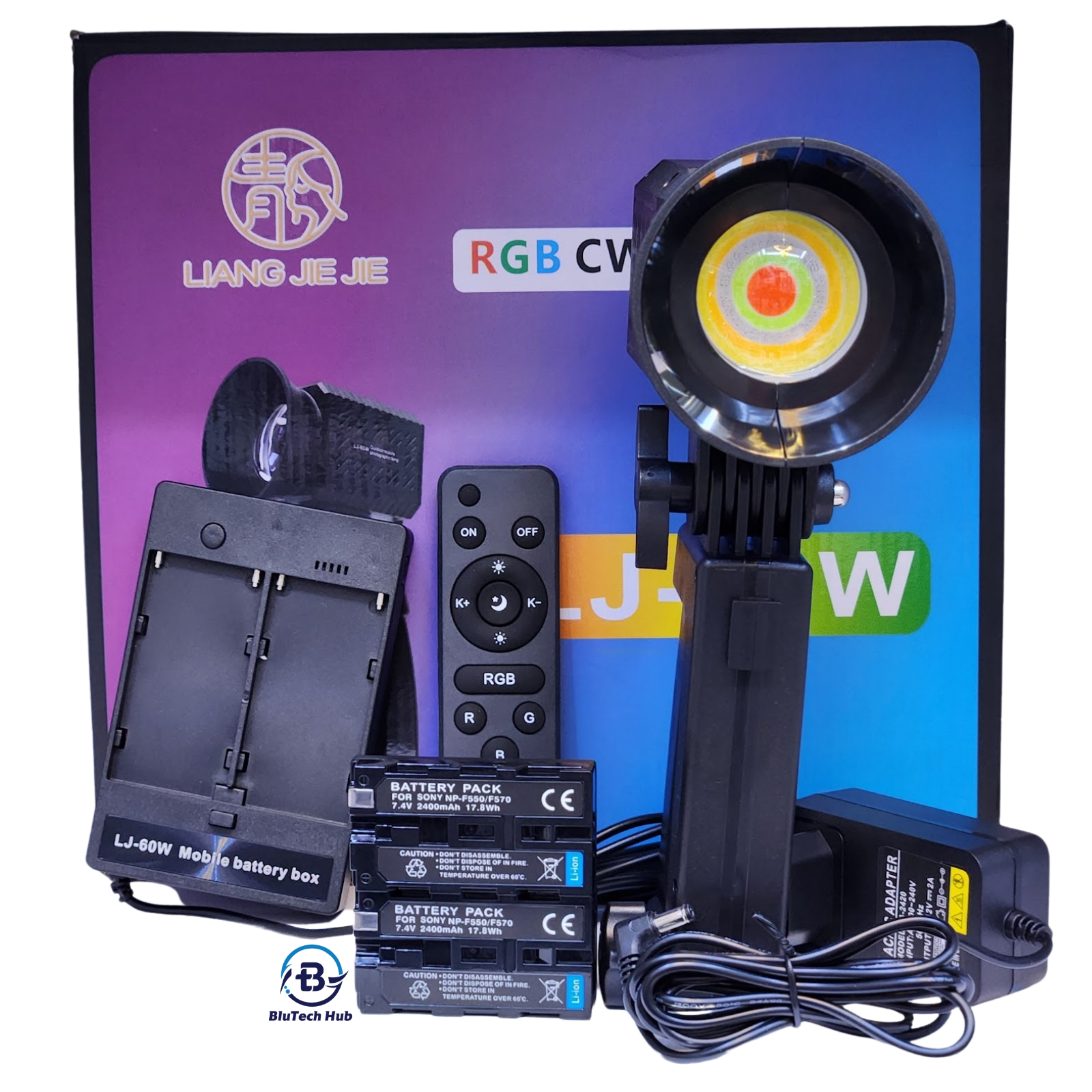 RGB Spotlight LJ-60W with Tripod