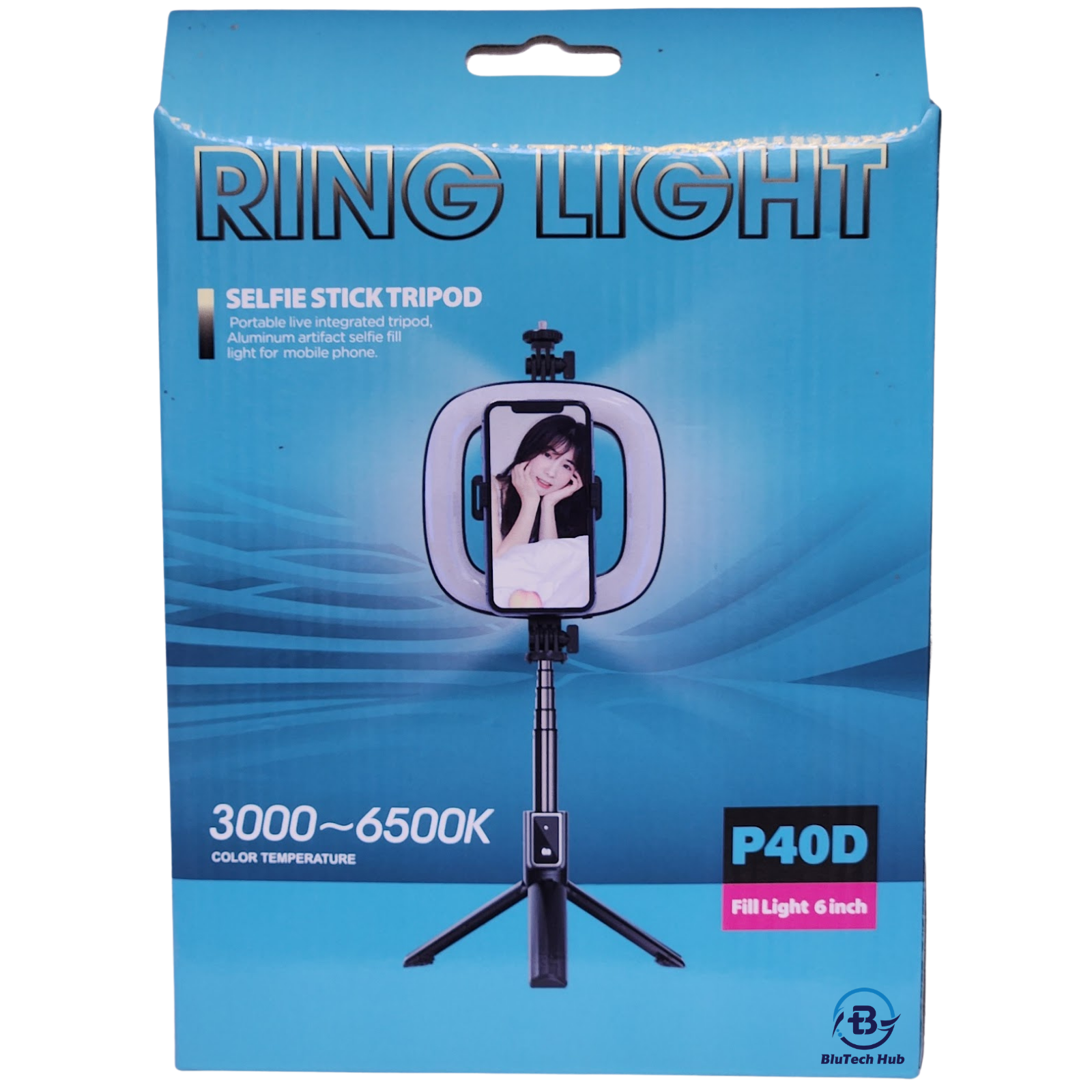 Selfie Stick with Ringlight 1M BTH-SELFIE-STICK Selfie Stick with Ringlight
