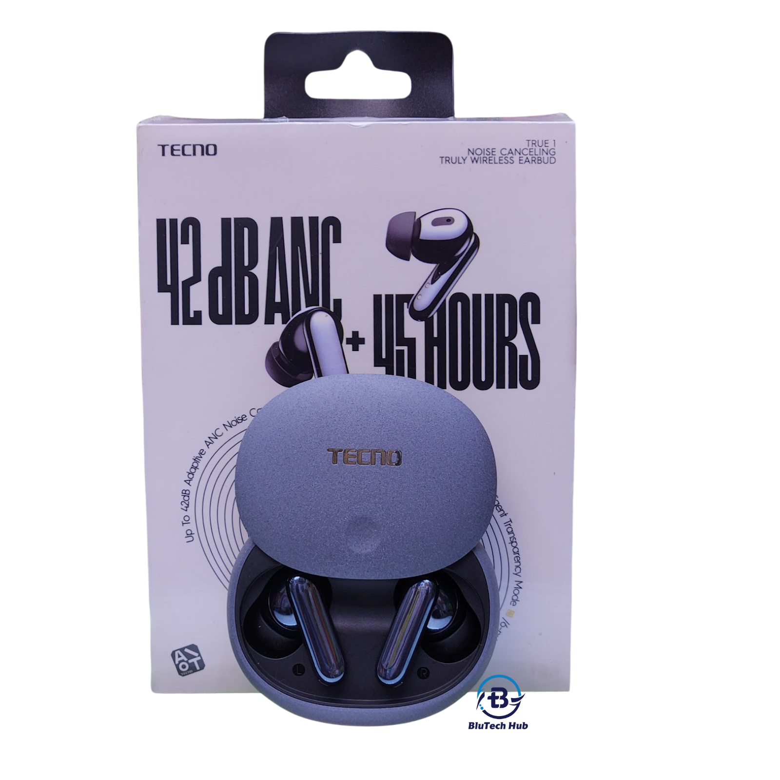 Tecno Buds True ANC Earphones 45hr